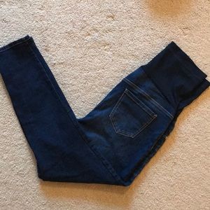 Full Panel Maternity Ankle Skinny Jeans